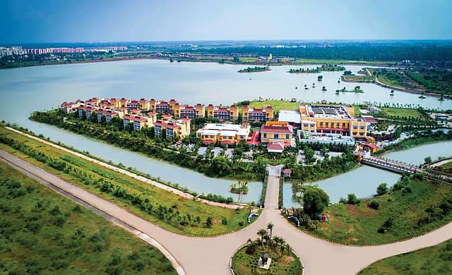 Ariel View of Mayfair Lake Resort, Raipur Ariel View of Mayfair Lake Resort, Raipur