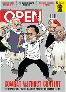 open magazine cover
