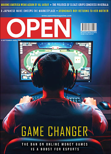 open magazine cover