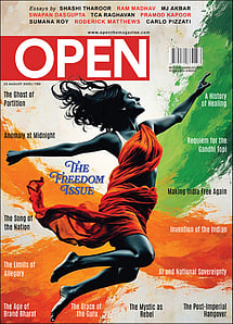 open magazine cover