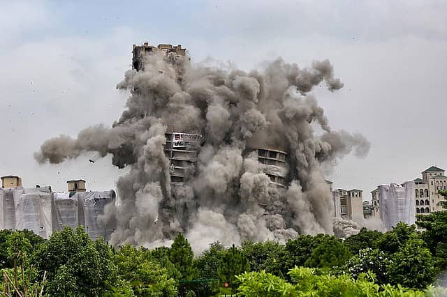 Supertech Twin Towers Demolished (Photos: Ashish Sharma)