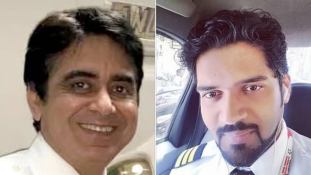 Capt Sabharwal and First Officer Kunder