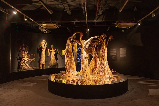 A new exhibition in Delhi introduces museumgoers to Australian Aboriginal songlines 