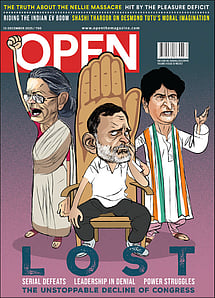 open magazine cover