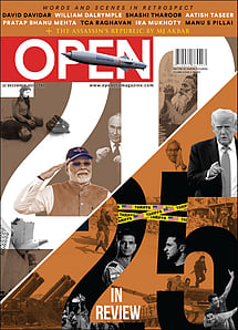 open magazine cover