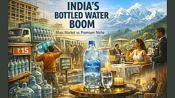 India’s ₹15 vs ₹150 Water Battle: Can Premium Brands Justify the Markup?