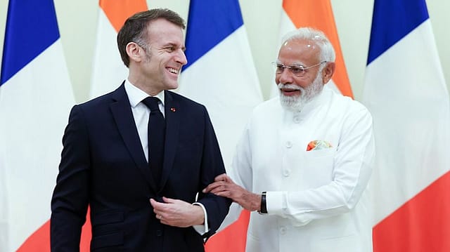 India, France share "same objective" on AI innovation, not "totally dependent"
on US, Chinese models: French President Macron