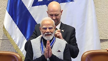 PM Modi Becomes First Recipient of Knesset’s Highest Honour in Israel