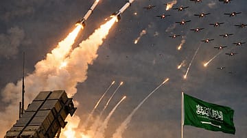 Saudi Air Defences Intercept Wave of Drones as Iran Claims Strikes on US Bases Across Region