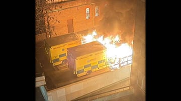 Watch | 'Hate crime' in London: Four Jewish volunteer ambulances set on fire 