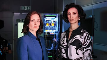 Holliday Grainger takes on AI and assassins in the new season of The Capture