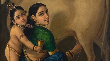 Raja Ravi Varma’s Yashoda and Krishna goes under the hammer ₹167.2 crore setting a new auction record for Indian art