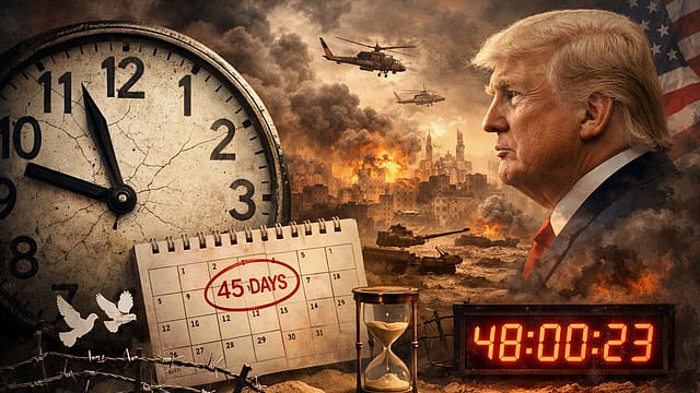Ticking Clock in West Asia: 45-Day Ceasefire Plan Races Against Trump’s 48-Hour Deadline