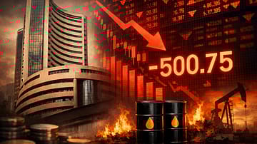 Sensex Falls Over 500 Points, Nifty Below 22,600; Oil Prices Spike