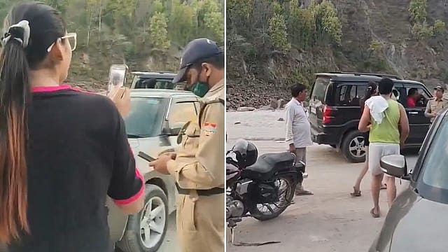 Watch | Heated Argument Erupts as Woman Drinks Alcohol Near Ganga in Rishikesh