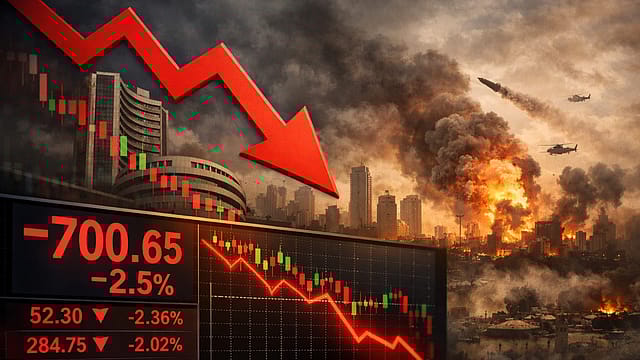 Markets Slip: Sensex Falls Over 700 Points Amid Renewed West Asia Tensions