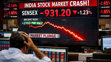 After 2,900-Point Rally, Sensex Tumbles: Profit Booking, Oil Surge Drag Markets Lower 