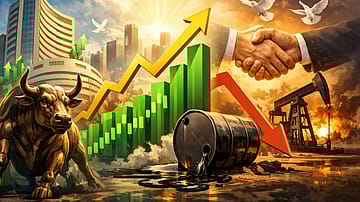 Sensex Soars 1,400 Points, Nifty Tops 24,200 as Oil Slips on Peace Hopes