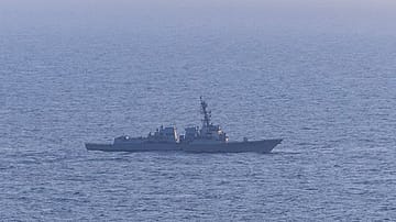 USS Spruance Forces Iranian Cargo Vessel to Turn Back Amid Gulf Blockade