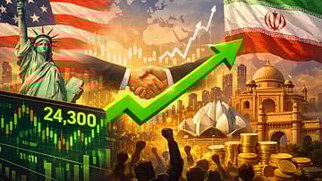 Markets Rally as US-Iran Peace Hopes Lift Global Sentiment; Nifty Tops 24,300