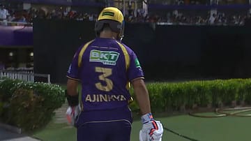 Rahane's Second Successive Duck Leaves KKR in Tatters Against Rajasthan Royals