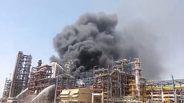 Watch | Fire at Pachpadra Refinery Breaks Out 24 Hours Ahead of PM Modi’s Visit