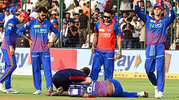 Watch | Lungi Ngidi Hospitalised After Nasty Head Injury in DC vs PBKS Tie