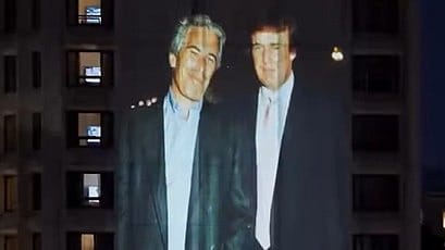 Watch | Epstein Protest Lights Up Washington on Eve of White House Correspondents' Dinner