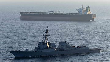 USS Rafael Peralta Stops Iranian Tanker M/T Stream Under Ongoing US Blockade