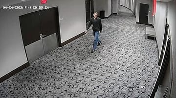 Watch | Gunman ‘Casing Hilton Hotel’ Before White House Dinner Attack, New Video Reveals