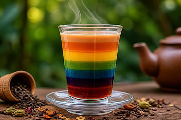 What Is Seven-Layer Tea? How Romesh Gour Turned a Local Idea into Global Fame
