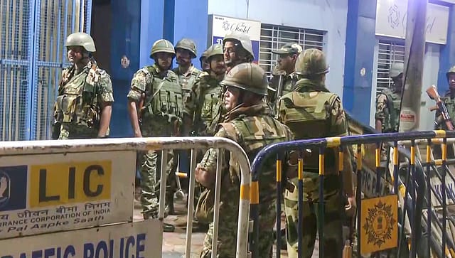 Massive Security Ring Around Strongrooms in Kolkata Ahead of Bengal Results