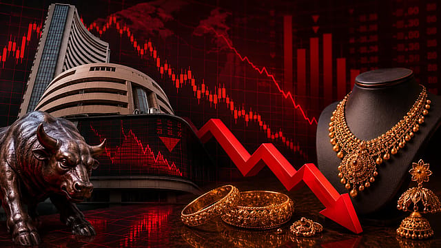 Sensex Slides 950 Points, Nifty Below 24,000; PM Modi’s Forex Appeal Triggers Jewellery Stocks Sell-Off