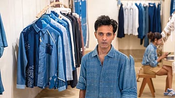 The Alchemist in Blue: Designer Shani Himanshu gives slow fashion and traditional crafts a chic spin