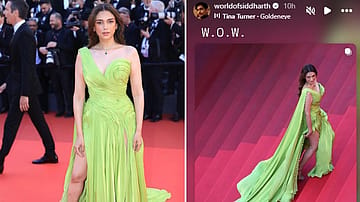‘W.O.W.’: Siddharth Reacts as Aditi Rao Hydari Stuns at Cannes Film Festival