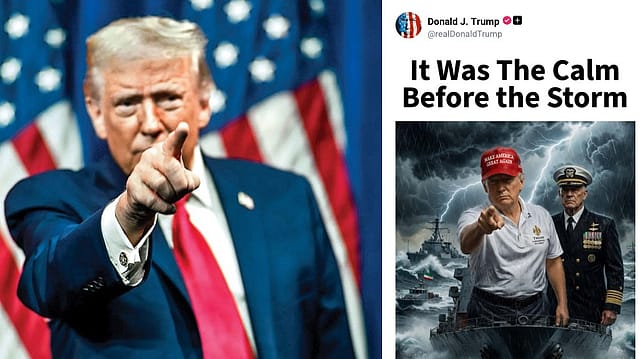 ‘Calm Before The Storm’: Trump’s AI War Post Ignites Fears of Imminent US Strike on Iran