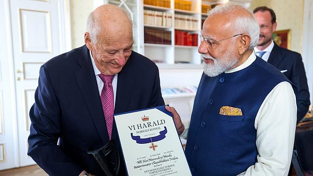 'Dedicated to Every Indian': PM Modi Receives Norway’s Grand Cross, Marks 32nd Global Honour