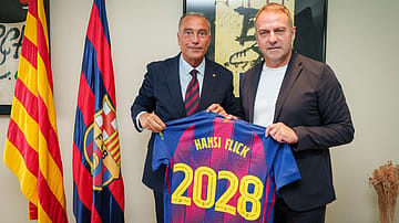 Hansi Flick Commits Future to FC Barcelona, Signs New Deal Till 2028