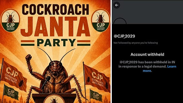 ‘Voice of the Lazy & Unemployed' Muted: Cockroach Janta Party's X Account Withheld in India