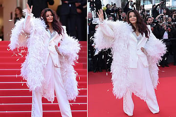 Aishwarya Rai Bachchan Stuns in Bold White Pantsuit at Cannes 2026, Redefines Red Carpet Glam