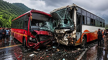 Gujarat: Seven Killed, 38 Injured In Head-on Collision Between Two Maharashtra Buses In Surat