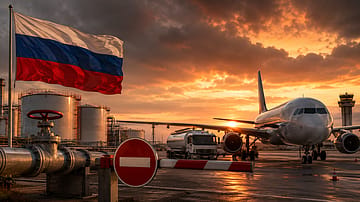 Russia Bans Aviation Fuel Exports Till November to Protect Domestic Supply