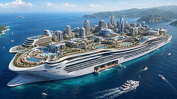 Meet ‘Freedom Ship’: The £12 Billion Floating City That Could Make Every Cruise Ship on Earth Look Tiny