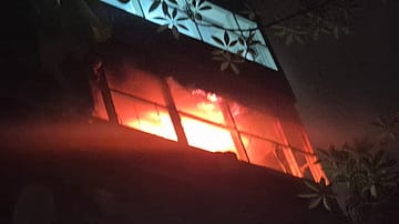 Watch | Fire Breaks Out at Tata Communications Office in Delhi’s Nehru Place