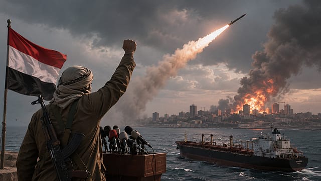 Houthis Announce Red Sea Blockade, Launch Missile Strike on Israel Houthis Announce Red Sea Blockade, Launch Missile Strike on Israel