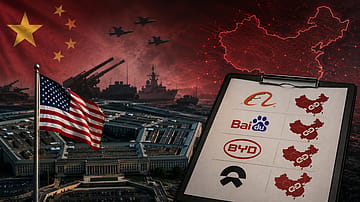Pentagon Flags Alibaba, Baidu, BYD, NIO in Expanded China Military-Linked Firms List
