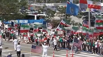 Iranian-American Activists Protest in LA, Urge FIFA to Ban Iran from World Cup