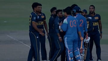 Watch | Heated Exchange Erupts Between Sooryavanshi, Halambage After Sri Lanka A’s Super Over Win