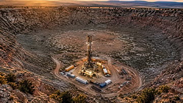Scientists Drill 500 Metres Into Spain's Only Meteorite Crater to Unlock Mars Secrets