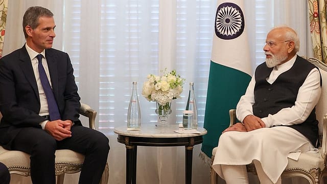 PM Modi, CMA CGM CEO Rodolphe Saade Discuss Expanding India’s Maritime Supply Chain in Paris PM Modi, CMA CGM CEO Rodolphe Saade Discuss Expanding India’s Maritime Supply Chain in Paris
